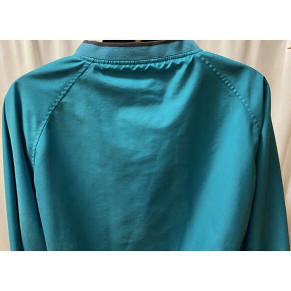 Outdoor World Golf  Apparel Mens Size Large Windbreaker V Neck Green - Picture 8 of 15